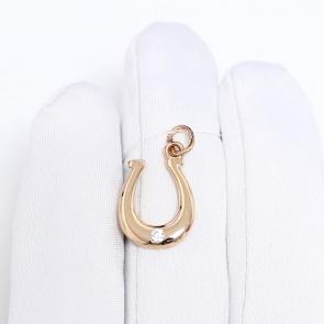 Золотая подвеска Символ года Atoll с фианитом ЗС50418 фото