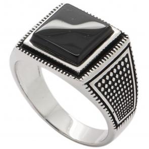 Серебряное кольцо Atoll с агатом ЗСRA5891 фото