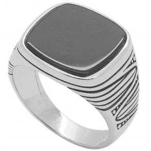 Серебряное кольцо Atoll с агатом ЗСRA7383 фото