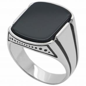 Серебряное кольцо Atoll с агатом ЗСRA7979 фото