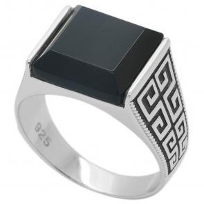 Серебряное кольцо Atoll с агатом ЗСRA8797 фото