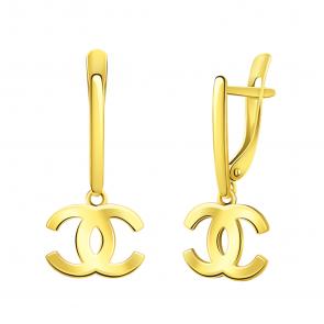 Серьги из лимонного золота Atoll ЗСл21221 фото