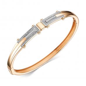 Золотой браслет ЮЗ Корона с фианитом К1-Бр5300 фото