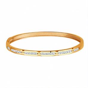 Золотой браслет ЮЗ Корона с фианитом К1-Бр5337 фото