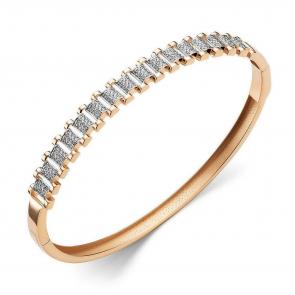 Золотой браслет ЮЗ Корона с фианитом К1-Бр5411 фото