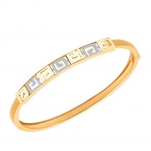 Золотой браслет ЮЗ Корона с фианитом К1-Бр5486 фото