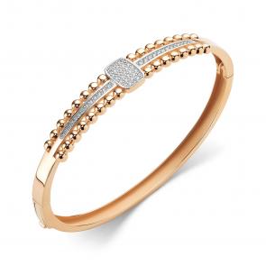 Золотой браслет ЮЗ Корона с фианитом К1-Бр5768 фото