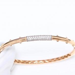 Золотой браслет ЮЗ Корона с фианитом К1-Бр5998 фото