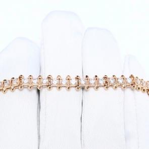 Золотой браслет ЮЗ Корона с фианитом К1-Бр6080 фото