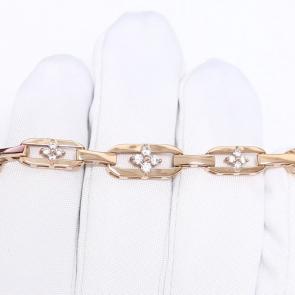 Золотой браслет ЮЗ Корона с фианитом К1-Бр6250 фото