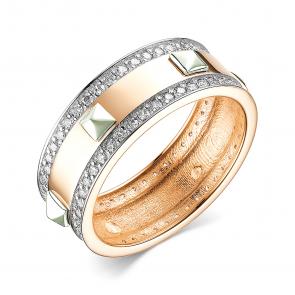 Золотое кольцо ЮЗ Корона с фианитом К1-К4999 фото