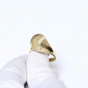 Кольцо из лимонного золота ЮЗ Корона К1-К5610л фото