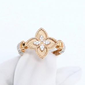 Золотое кольцо ЮЗ Корона с фианитом К1-К5777 фото