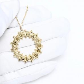 Колье из лимонного золота ЮЗ Корона К1-Ко6058л фото