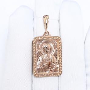 Золотая подвеска-иконка Ангел хранитель ЮЗ Корона К1-П-51009 фото