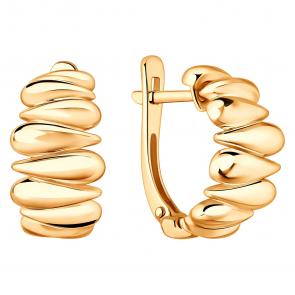 Золотые серьги ЮЗ Корона К1-С5178 фото