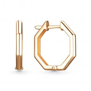 Золотые серьги ЮЗ Корона К1-С5344 фото