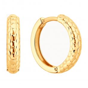 Золотые серьги ЮЗ Корона К1-С5347 фото