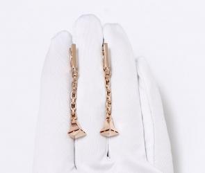 Золотые серьги ЮЗ Корона К1-С5390 фото