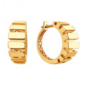 Золотые серьги ЮЗ Корона К1-С5449 фото