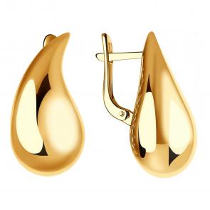 Золотые серьги ЮЗ Корона К1-С5471 фото