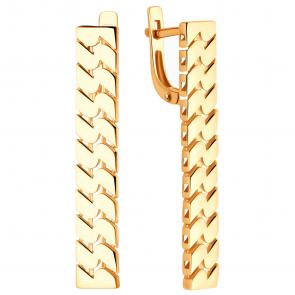 Золотые серьги ЮЗ Корона К1-С5633 фото