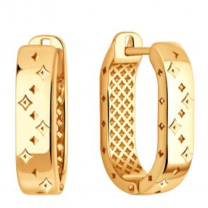 Золотые серьги ЮЗ Корона К1-С5759 фото