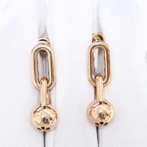 Золотые серьги ЮЗ Корона К1-С5980 фото