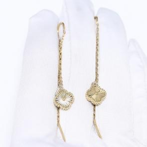 Золотые серьги ЮЗ Корона К1-С6045лпр фото