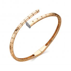 Золотой браслет ЮЗ Корона с фианитом К1-бр4059 фото