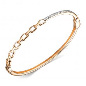 Золотой браслет ЮЗ Корона с фианитом К1-бр4941 фото