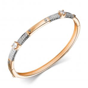 Золотой браслет ЮЗ Корона с фианитом К1-бр5047 фото