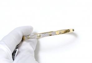 Браслет из лимонного золота ЮЗ Корона с фианитом К1-бр5170л фото