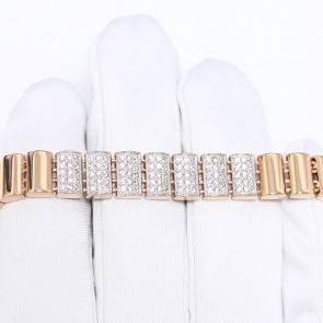 Золотой браслет плетение Фантазийное ЮЗ Корона с фианитом К1-бр6246 фото