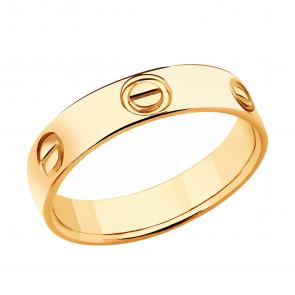 Золотое кольцо ЮЗ Корона К1-к1423 фото