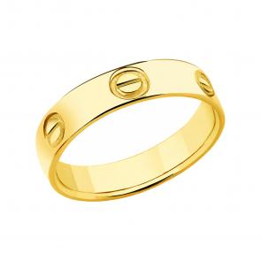 Кольцо из лимонного золота ЮЗ Корона К1-к2999л фото