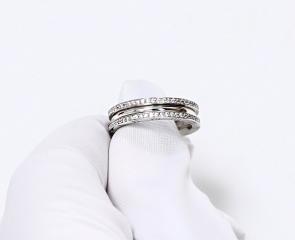 Кольцо из белого золота ЮЗ Корона с фианитом К1-к4135бфб фото