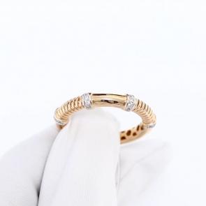 Золотое кольцо ЮЗ Корона с фианитом К1-к5729 фото