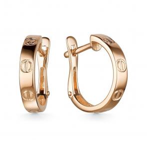 Золотые серьги ЮЗ Корона К1-с2999 фото