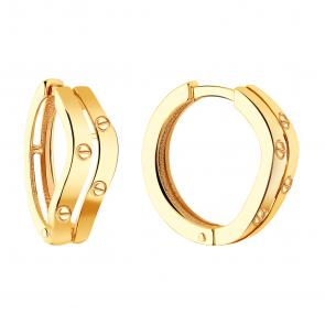 Золотые серьги ЮЗ Корона К1-с4919 фото