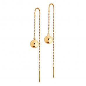 Золотые серьги ЮЗ Корона К1-сз0160 фото