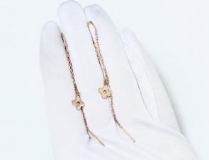 Золотые серьги ЮЗ Корона К1-сз0191пр фото