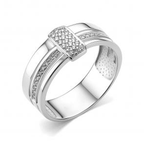 Серебряное кольцо ЮЗ Корона с фианитом КС-К5491 фото