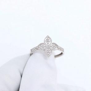 Серебряное кольцо ЮЗ Корона с фианитом КС-К6109 фото