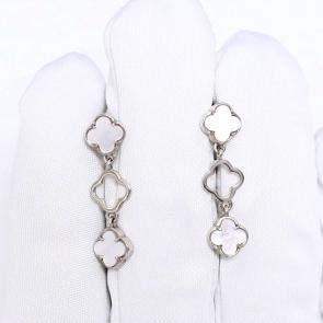 Серебряные серьги ЮЗ Корона с перламутром КС-С5030V563 фото