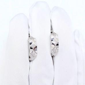 Серебряные серьги ЮЗ Корона с фианитом КС-С5468 фото