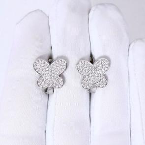 Серебряные серьги ЮЗ Корона с фианитом КС-С5851 фото