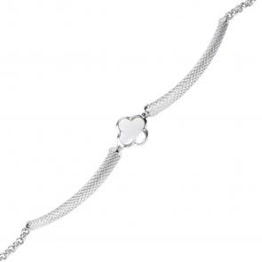 Серебряный браслет ЮЗ Корона с перламутром КС-бр4480V563м фото