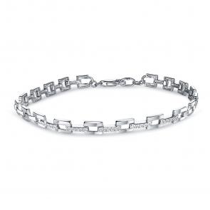 Серебряный браслет ЮЗ Корона с фианитом КС-бр4876 фото