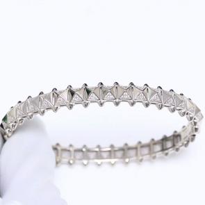 Серебряный браслет ЮЗ Корона с фианитом КС-бр6082 фото